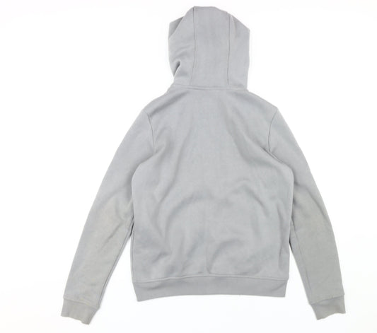 Womens UK Size 10 LA Gear Grey Full Zip Hoodie