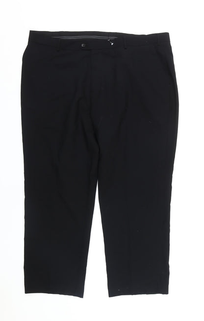 Skopes Men's Classic Fit Black Dress Pants Size 44