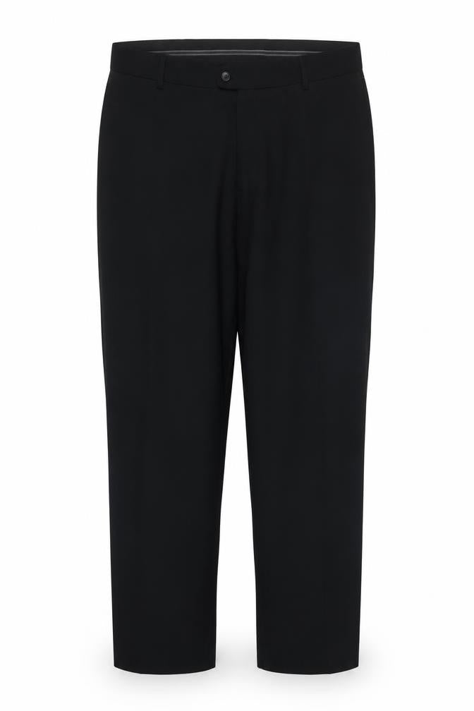 Mens UK Size 44 Skopes Classic Fit Dress Pants Black Trousers