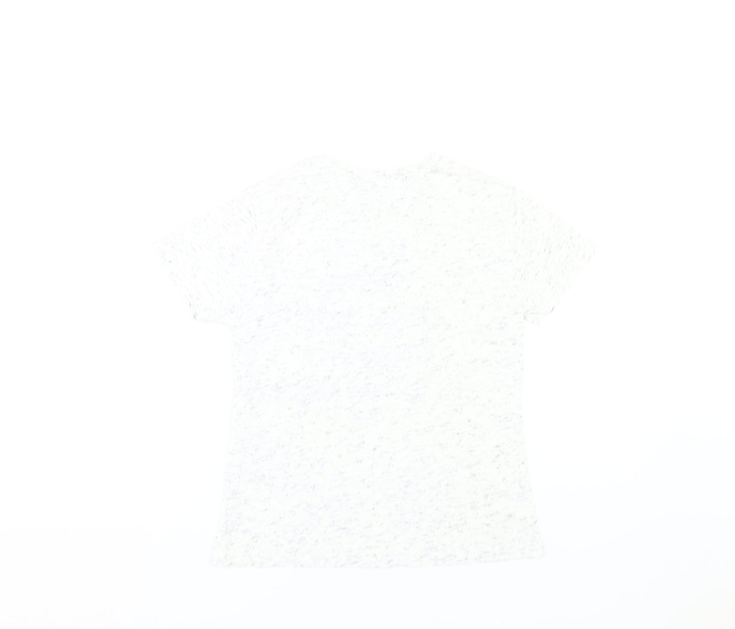 Womens UK Size 8 Marvel White Basic T-Shirt