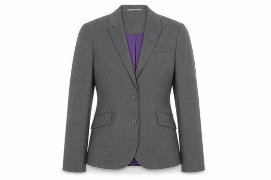 Womens UK Size 8 Brook Taverner Regular Grey Blazer