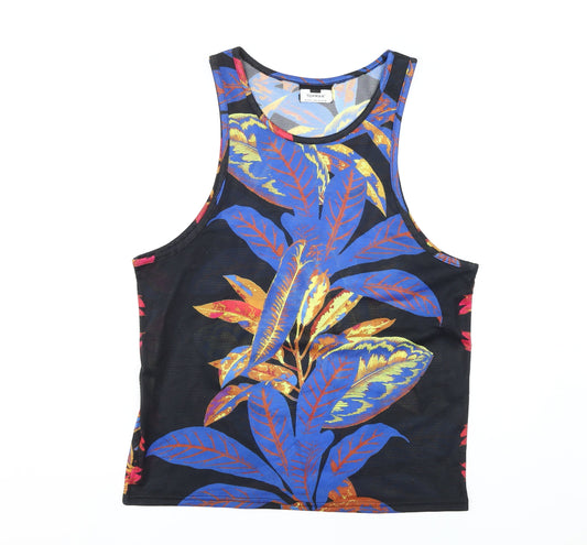 Topman Men's Multicoloured Medium Beach Tank Top