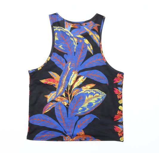 Topman Men's Multicoloured Medium Beach Tank Top