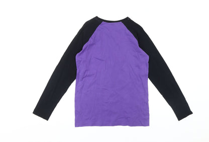 Xbox Boys Purple Graphic Long Sleeve T-Shirt 12-13 Years