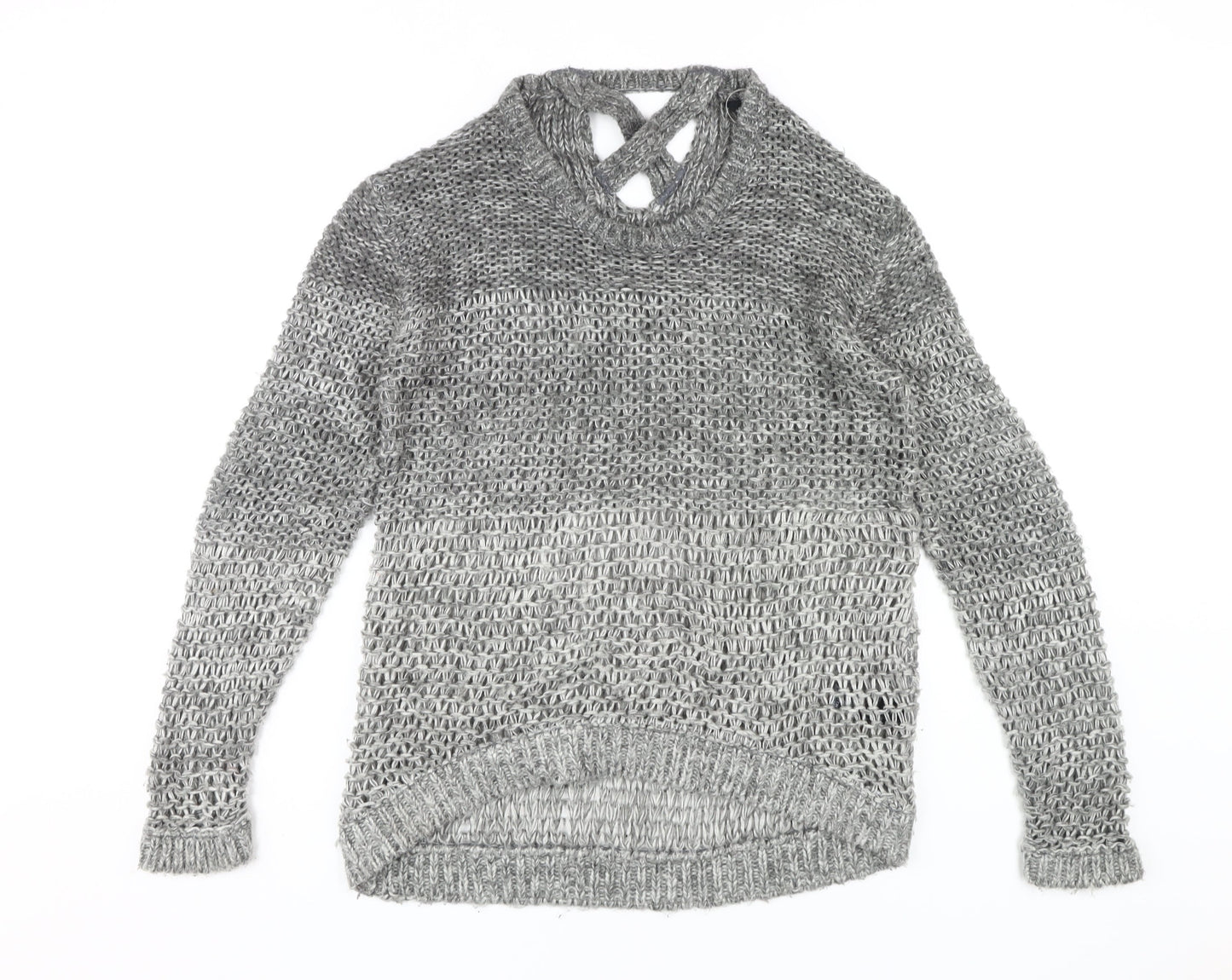 Womens UK Size 12 Dorothy Perkins Grey Pullover Jumper