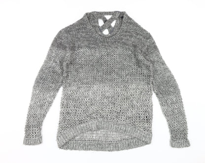 Womens UK Size 12 Dorothy Perkins Grey Pullover Jumper