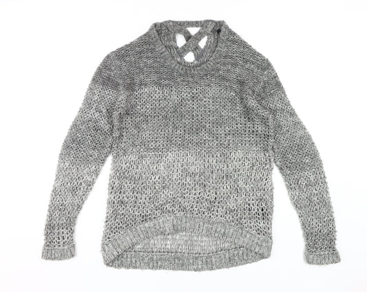 Womens UK Size 12 Dorothy Perkins Grey Pullover Jumper