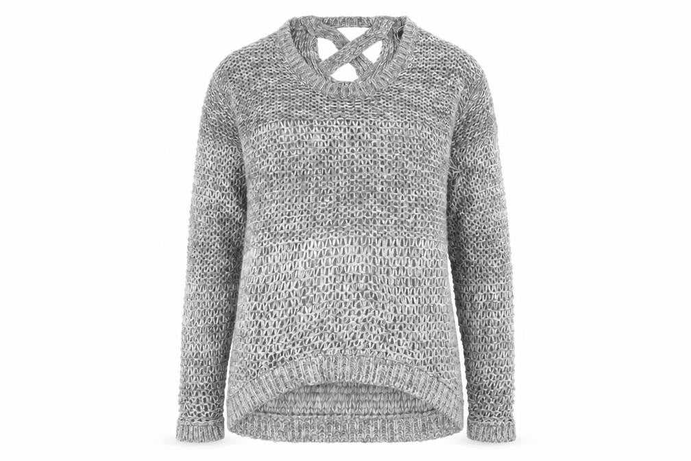 Womens UK Size 12 Dorothy Perkins Grey Pullover Jumper