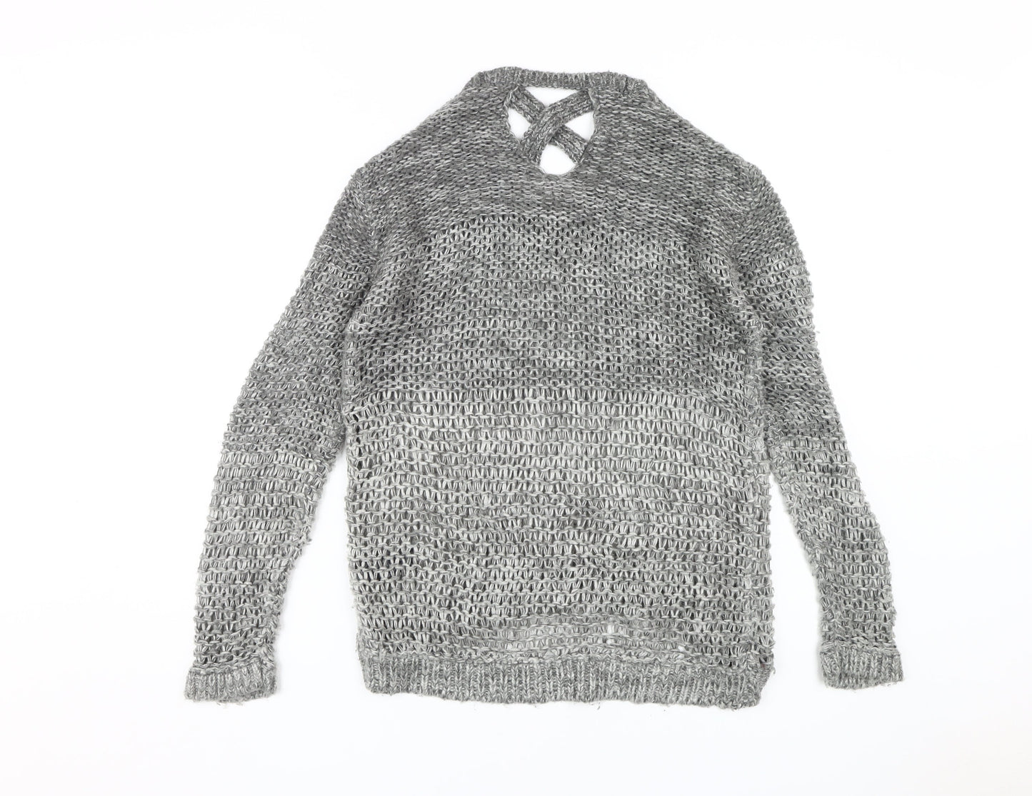Womens UK Size 12 Dorothy Perkins Grey Pullover Jumper