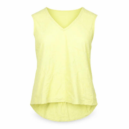 Womens UK Size 14 Marks and Spencer Yellow Basic Tank