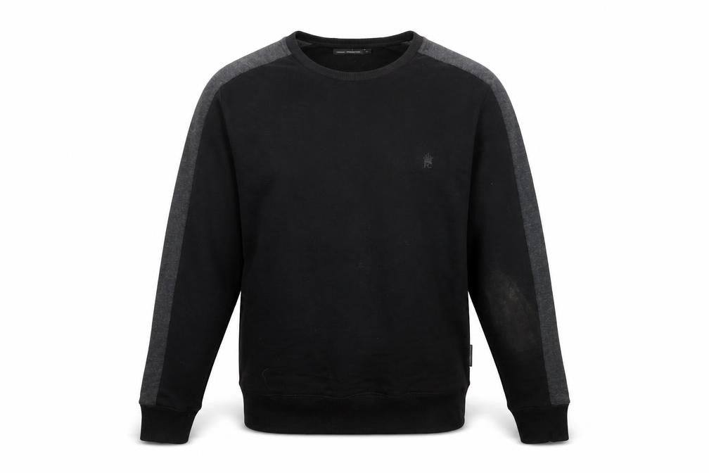 Mens UK Size L French Connection Black Pullover Sweatshirt