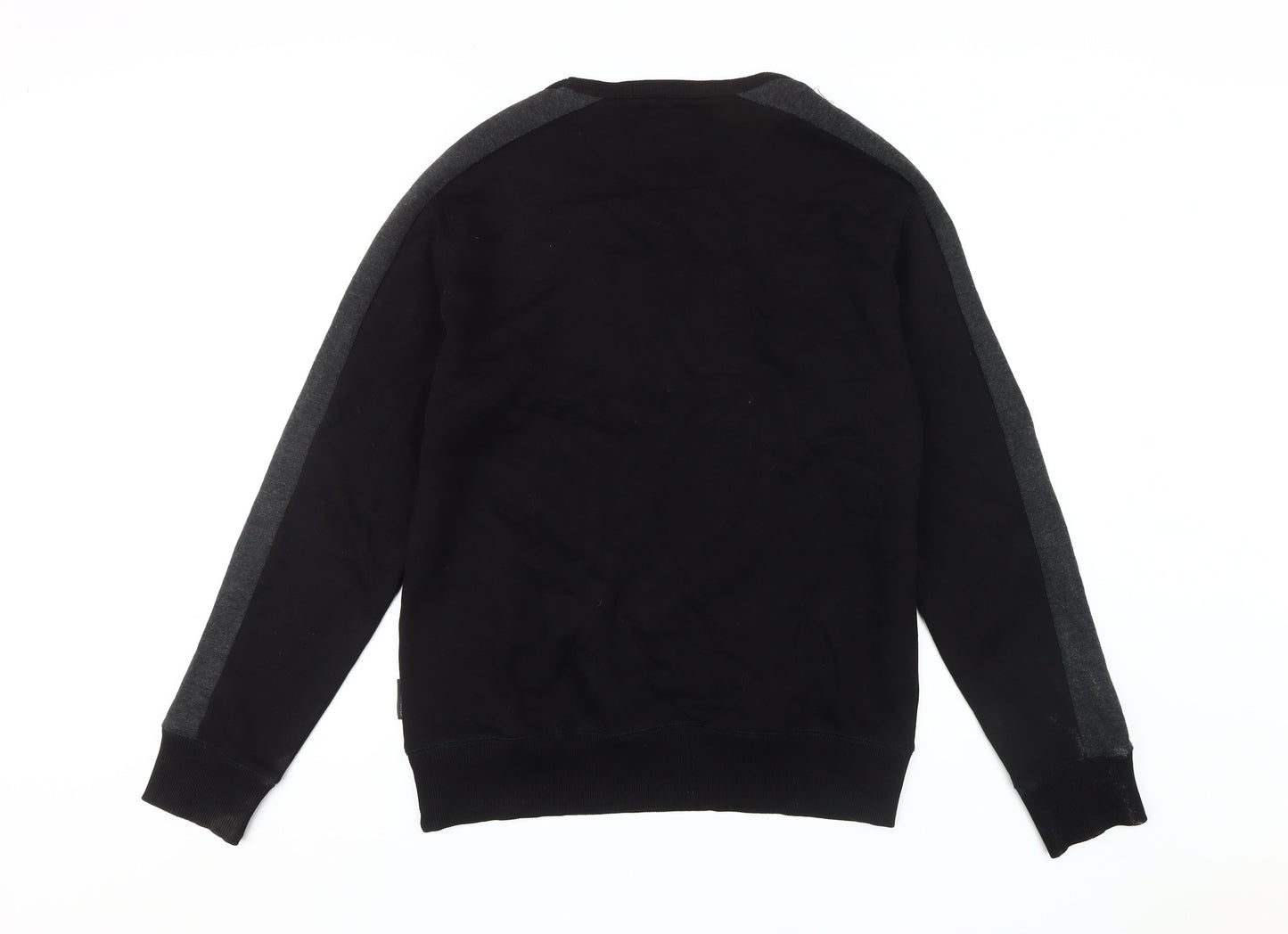 Mens UK Size L French Connection Black Pullover Sweatshirt
