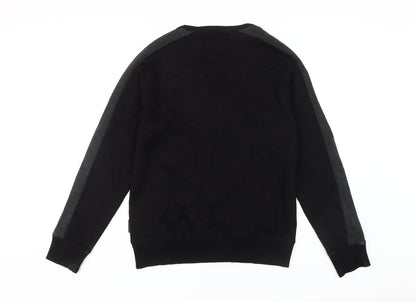 Mens UK Size L French Connection Black Pullover Sweatshirt