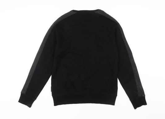 Mens UK Size L French Connection Black Pullover Sweatshirt