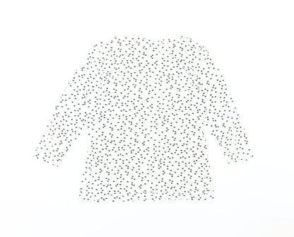 Womens UK Size 12 Marks and Spencer White Basic T-Shirt