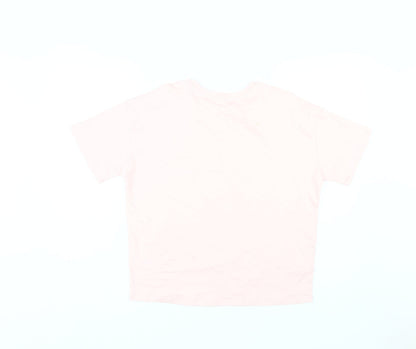 Marks and Spencer Girls Pink Graphic T-Shirt 13-14 Years