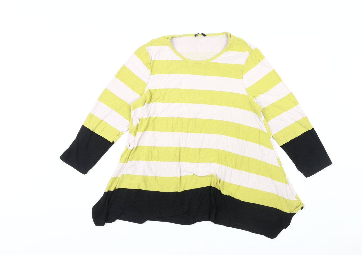 Womens UK Size 18 Roman Multicoloured Tunic T-Shirt