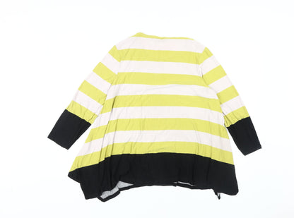 Womens UK Size 18 Roman Multicoloured Tunic T-Shirt