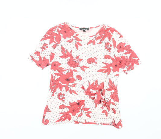 Bonmarché Women's Multicoloured Floral T-Shirt Size 12