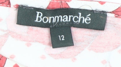 Bonmarché Women's Multicoloured Floral T-Shirt Size 12