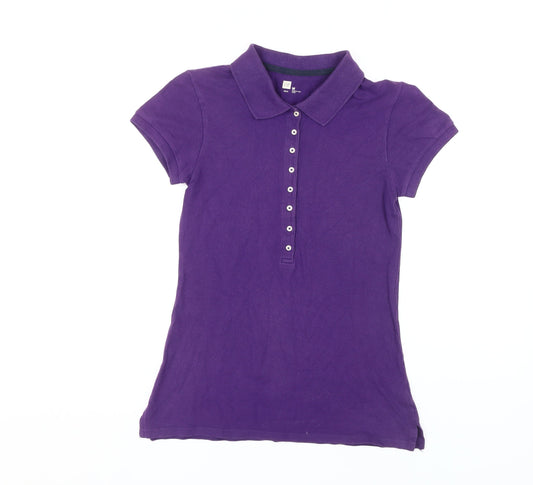 Womens UK Size M Gap Purple  Polo