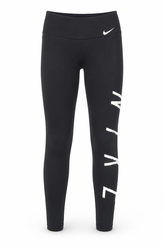 Womens UK Size S Nike  Ankle Black Leggings