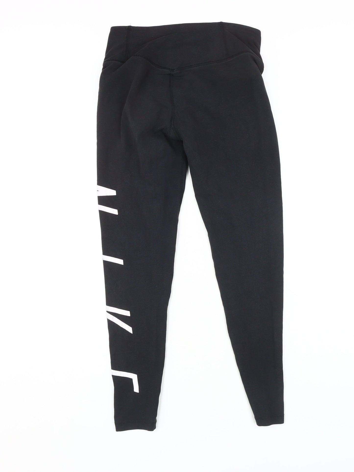 Womens UK Size S Nike  Ankle Black Leggings