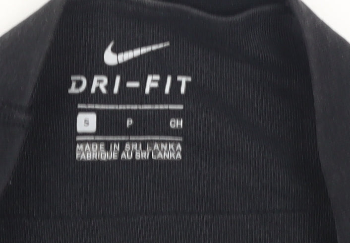 Womens UK Size S Nike  Ankle Black Leggings