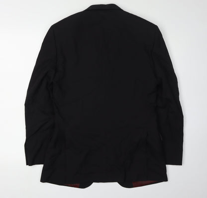 Mens UK Size 36 T.M.Lewin Regular Black Suit Jacket