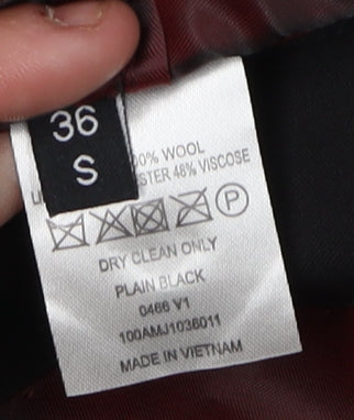 Mens UK Size 36 T.M.Lewin Regular Black Suit Jacket