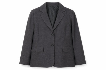 ASOS Design Women's Grey Suit Jacket, Size 16, Lined, New