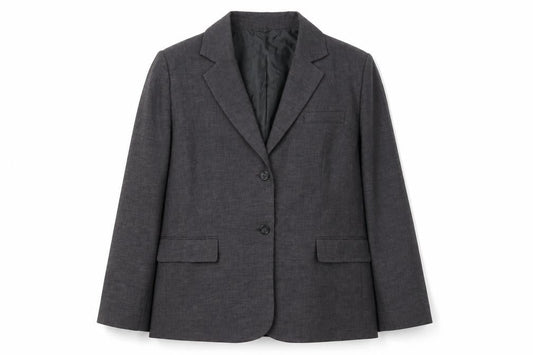 ASOS Design Women's Grey Suit Jacket, Size 16, Lined, New