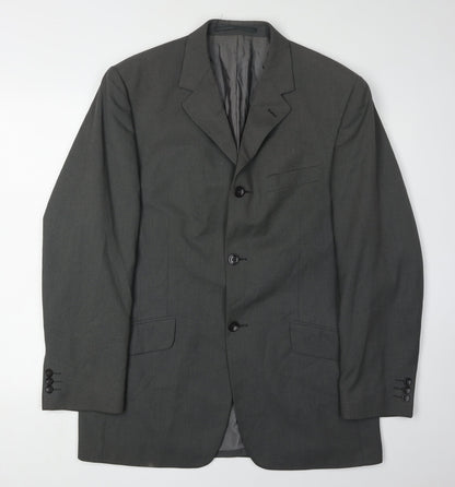Mens UK Size 40 Remus Uomo Regular Grey Suit Jacket