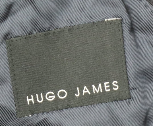 Mens UK Size 44 Hugo James Regular Black Suit Jacket