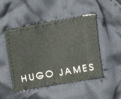 Mens UK Size 44 Hugo James Regular Black Suit Jacket