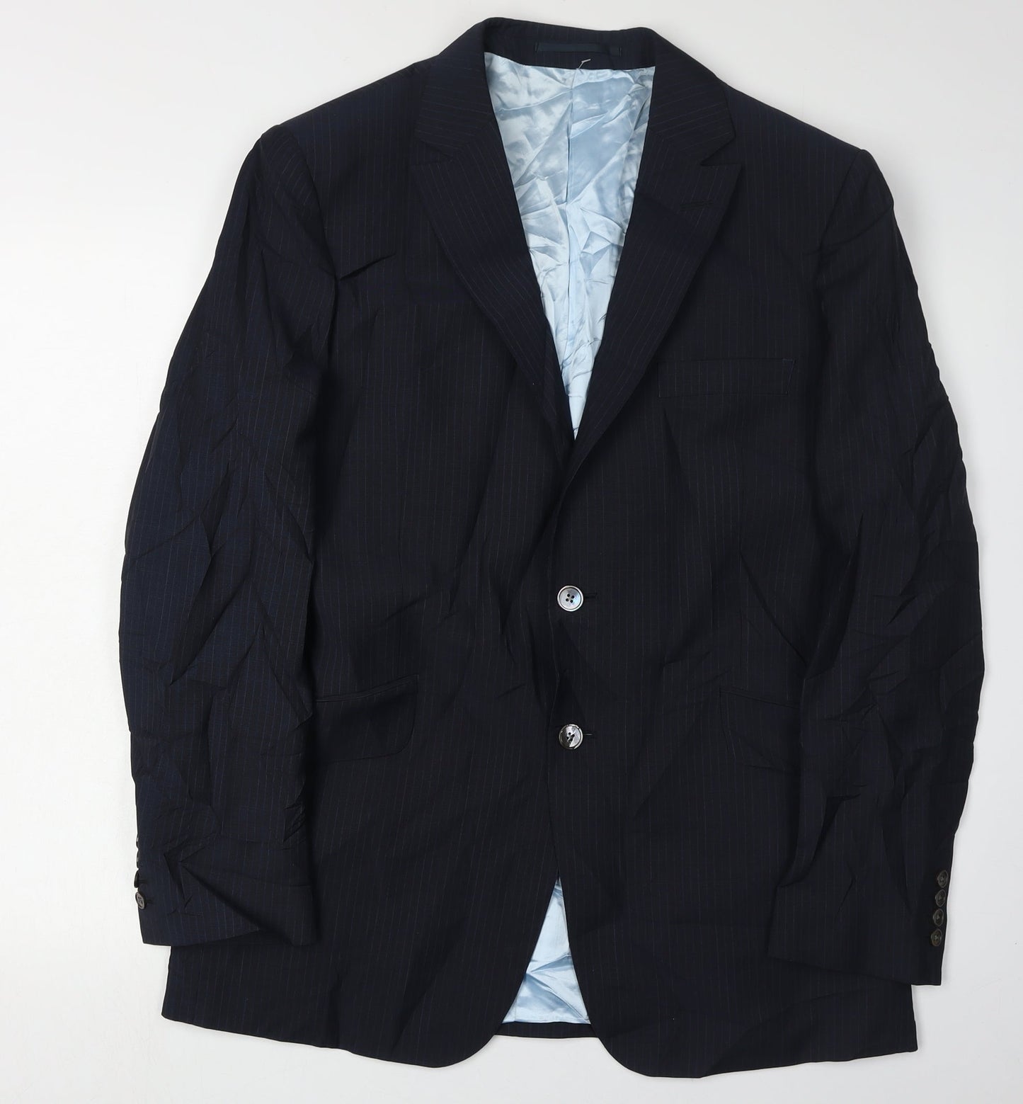 Mens UK Size 40 Chester Barrie Regular Blue Suit Jacket