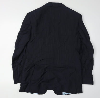 Mens UK Size 40 Chester Barrie Regular Blue Suit Jacket