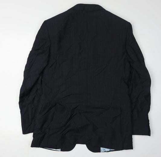 Mens UK Size 40 Chester Barrie Regular Blue Suit Jacket