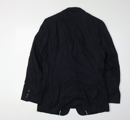 Mens UK Size 40 Jaeger  Blue Suit Jacket