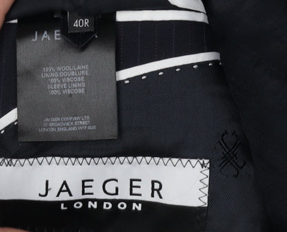 Mens UK Size 40 Jaeger  Blue Suit Jacket