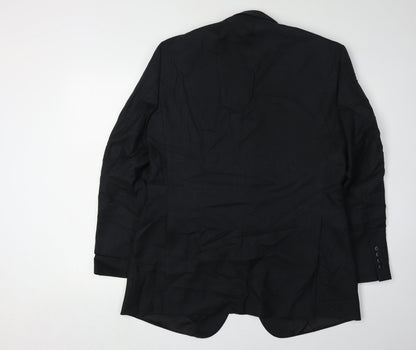 Mens UK Size 42 Paul Costelloe Regular Black Suit Jacket