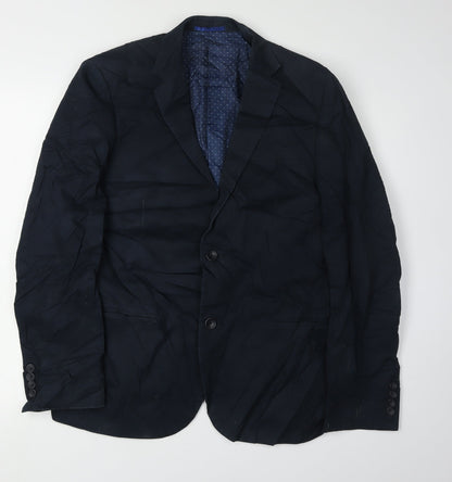 Mens UK Size 38 NEXT Regular Blue Suit Jacket