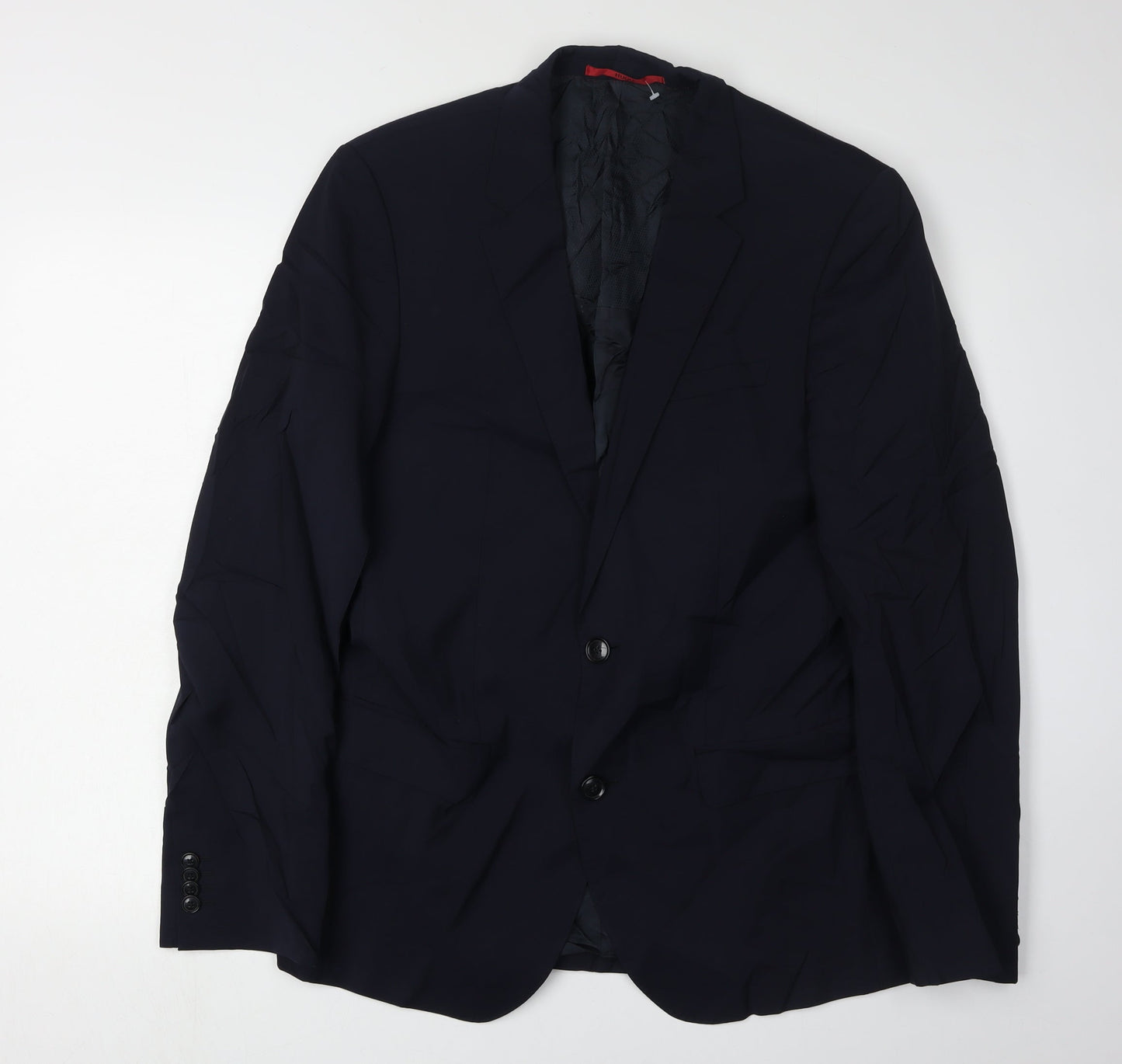Mens UK Size 38 HUGO BOSS Regular Blue Suit Jacket
