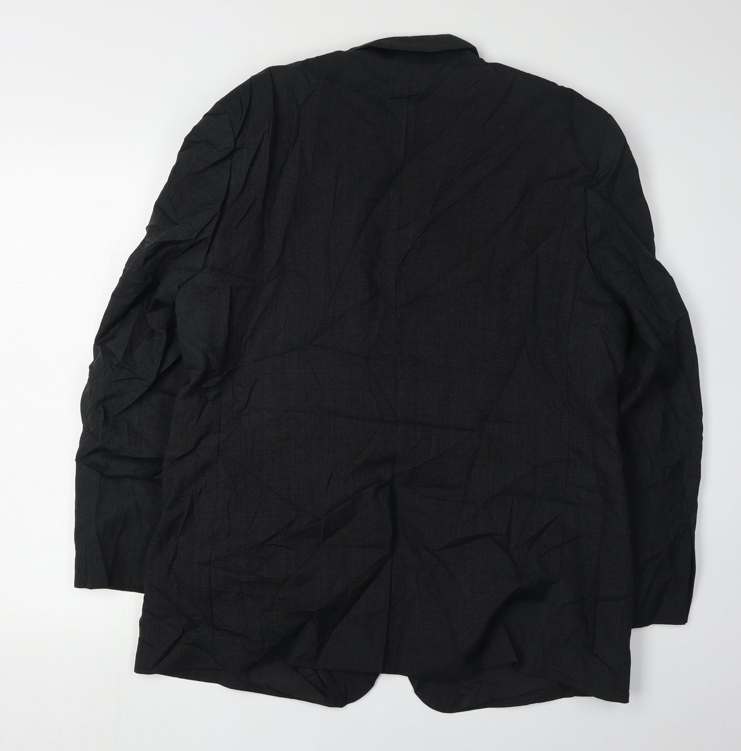 Mens UK Size 44 Burton Menswear Regular Black Suit Jacket