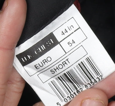 Mens UK Size 44 Burton Menswear Regular Black Suit Jacket