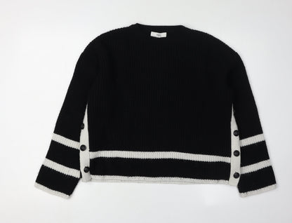 Womens UK Size S Marks and Spencer Black Jumper Jumper