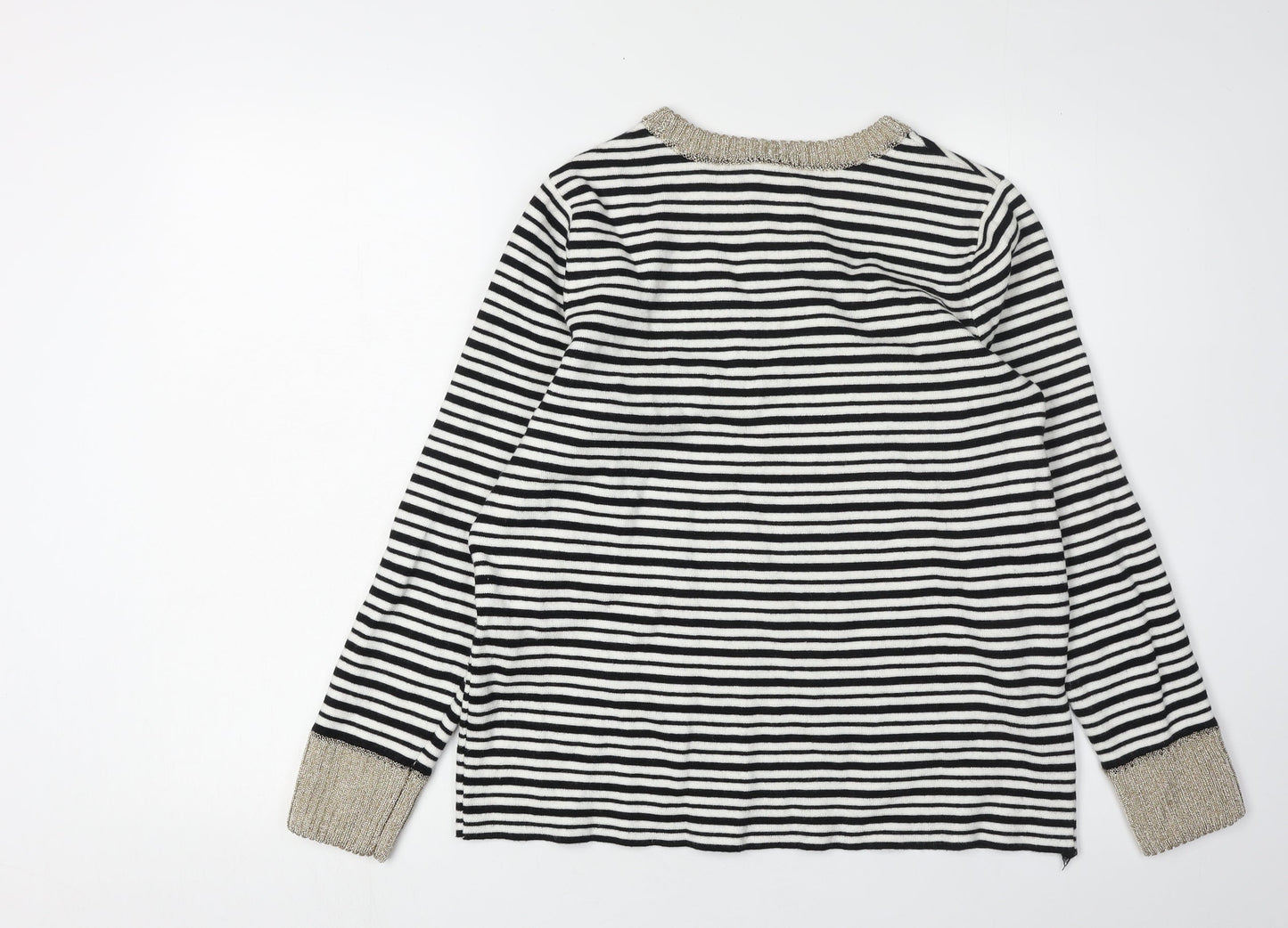Nine Savannah Miller Women's Stripe Pullover Jumper Size 14
