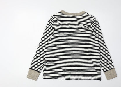 Nine Savannah Miller Women's Stripe Pullover Jumper Size 14