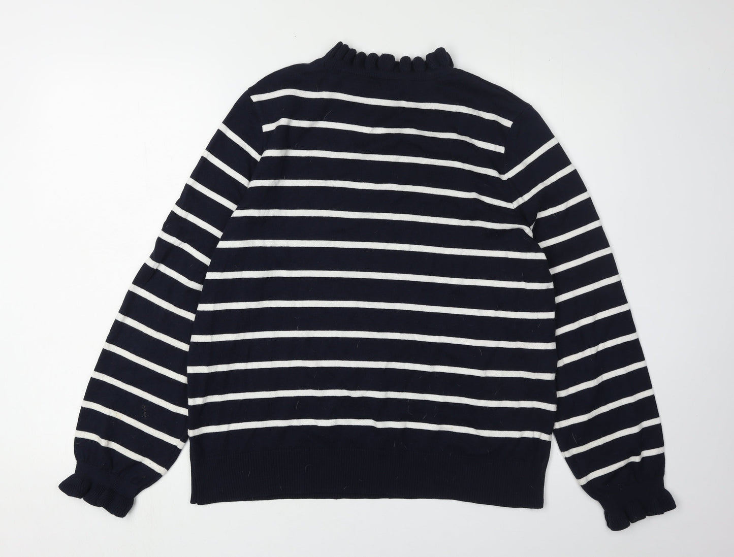 Womens UK Size 16 M&Co Blue Pullover Jumper
