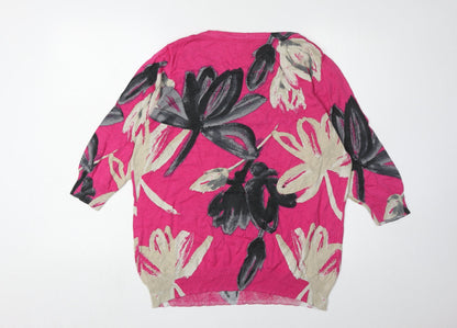 Womens UK Size UK 12 NEXT Pink Pullover Jumper